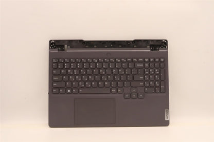 Lenovo 5 15IAH7H Palmrest Cover Touchpad Keyboard Greek Storm Grey 5CB1F39076