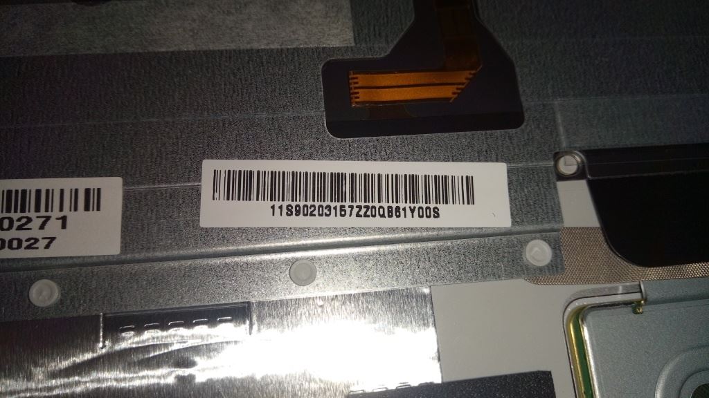 Lenovo LZ9 Upper Case Silver W/KB(BL)-FRE Keyboard 90203157