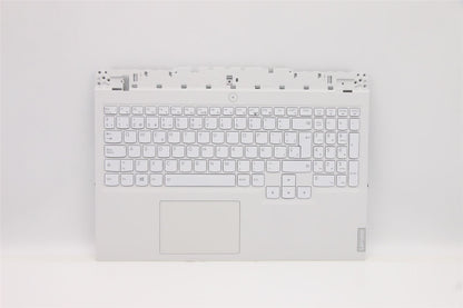 Lenovo Legion 5 15ACH6 Palmrest Cover Touchpad Keyboard Spanish White 5CB1C93117