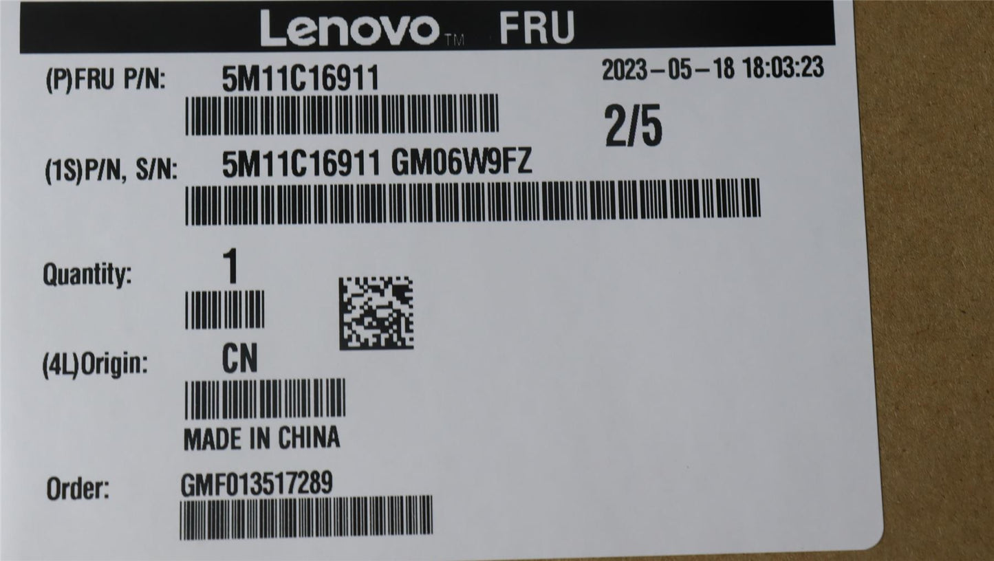 Lenovo MECH_ASM 6025 FAN assy 5M11C16911