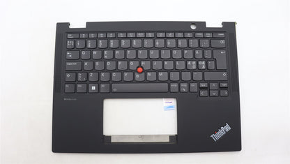 Lenovo ThinkPad X13 Gen 4 Keyboard Palmrest Top Cover Nordic Black 5M11L64148