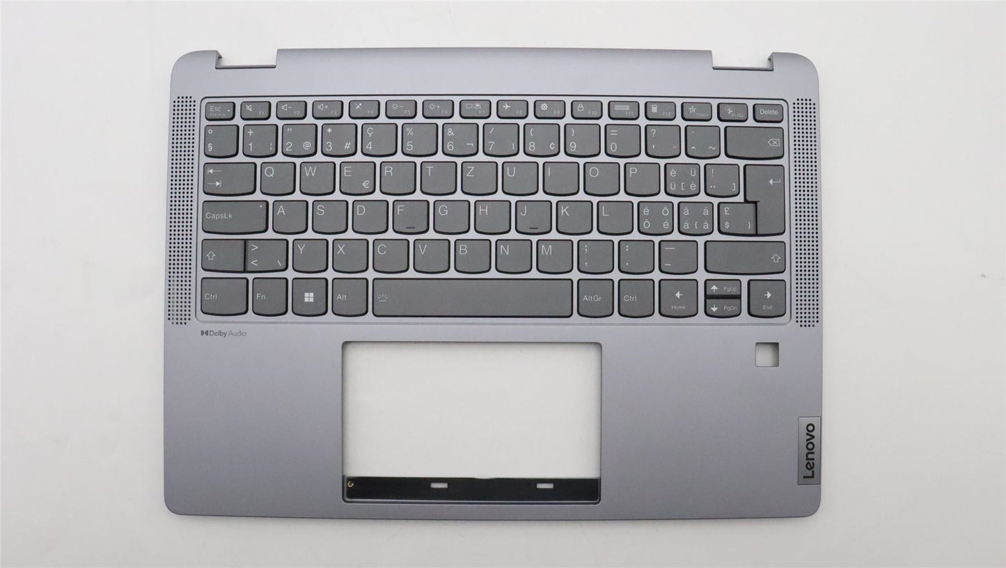 Lenovo IdeaPad 5 14ABR8 Keyboard Palmrest Top Cover Switzerland 5CB1K20809