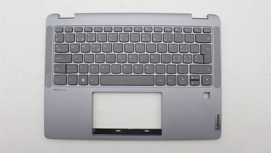 Lenovo IdeaPad 5 14ABR8 Keyboard Palmrest Top Cover Switzerland 5CB1K20809