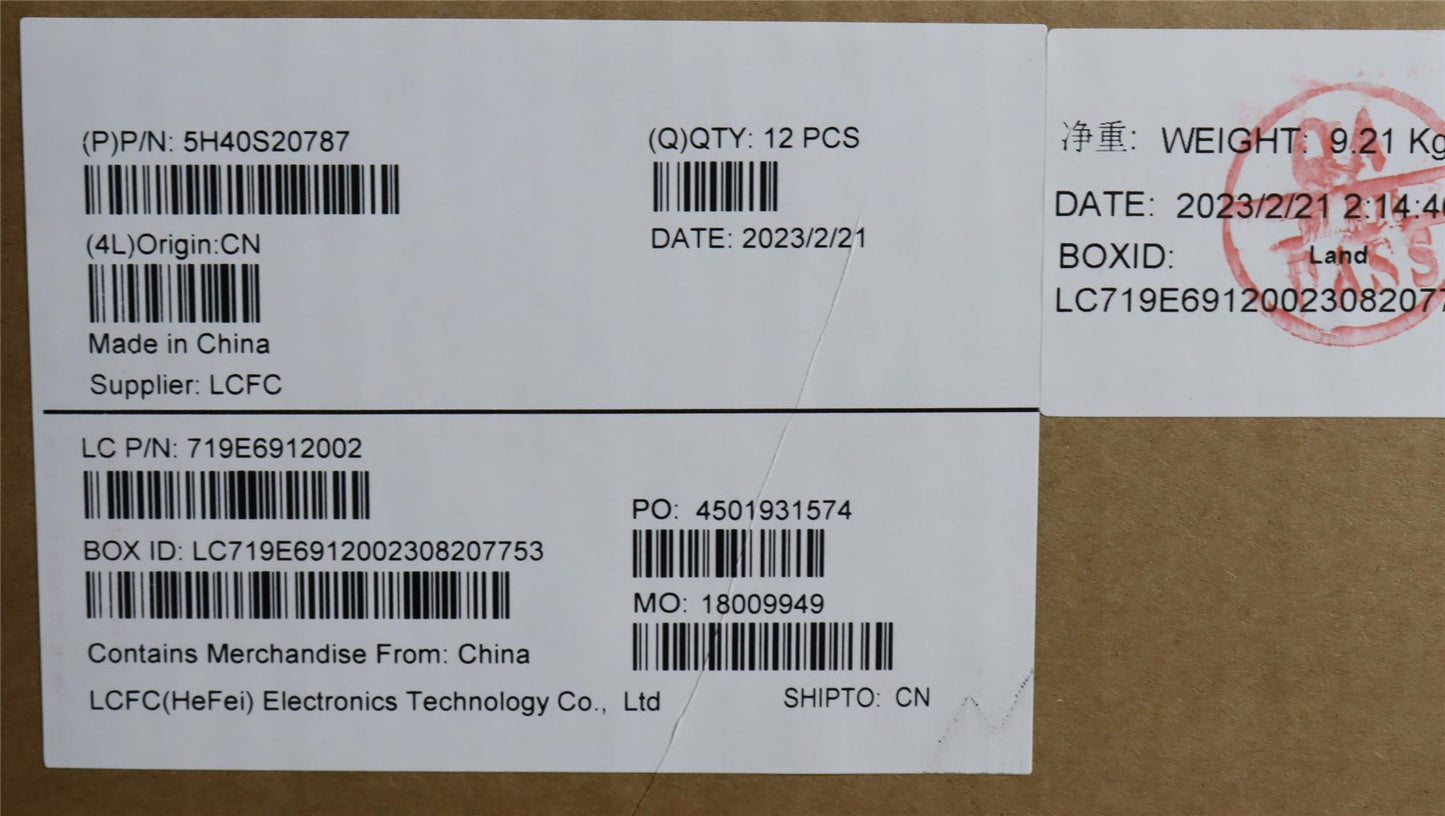 Lenovo Legion 7 16IRX8H Thermal Heatsink Cooling Fan 5H40S20787