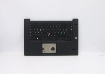 Lenovo ThinkPad P1 Gen 2 X1 2nd Gen Keyboard Palmrest Top Cover Black 02HM997