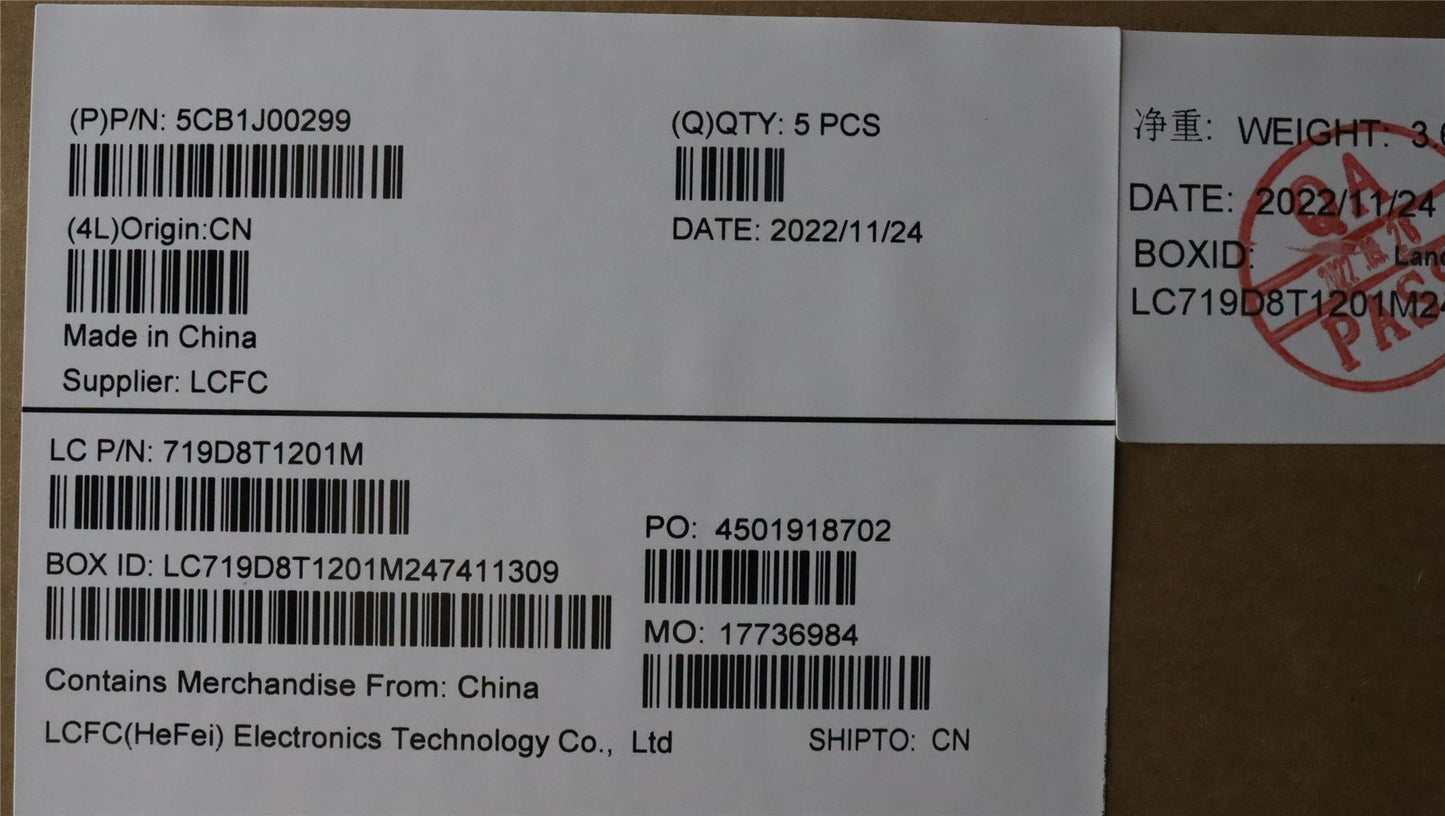 Lenovo UpperCaseASM_NORDICL82SFFPABNB_ML 5CB1J00299