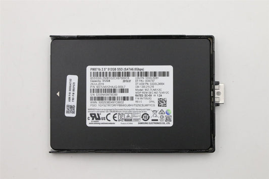 Lenovo ThinkPad L460 T560 P50s T560 Solid State Drive SSD 512GB 2.5" 7mm 00UP807