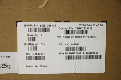 Lenovo IdeaPad 3 15ACH6 Palmrest Cover Touchpad Keyboard UK Black 5CB1D66735