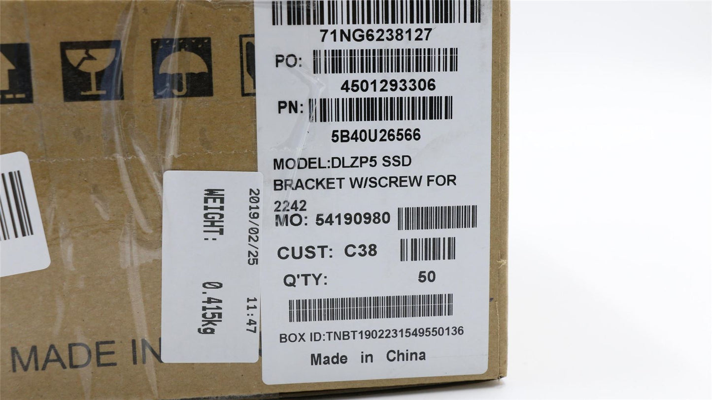 Lenovo SSD Bracket C 81CU W/SCREW 2242 5B40U26566