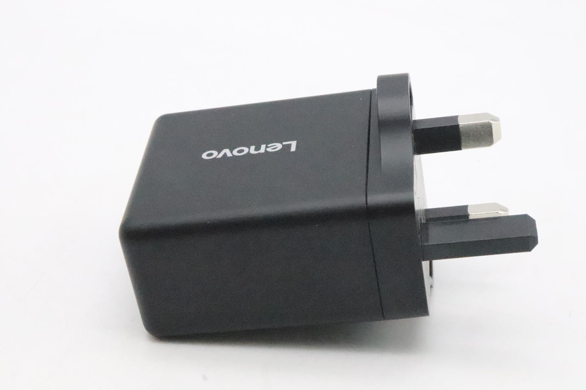 Lenovo AC_ADAPTER Dual USB-C 65W-PA BK-UK 65W AC Charger Adapter 5A11T62307