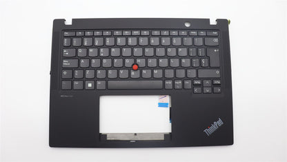 Lenovo ThinkPad X13 Gen 4 Keyboard Palmrest Top Cover Spanish Black 5M11H94328