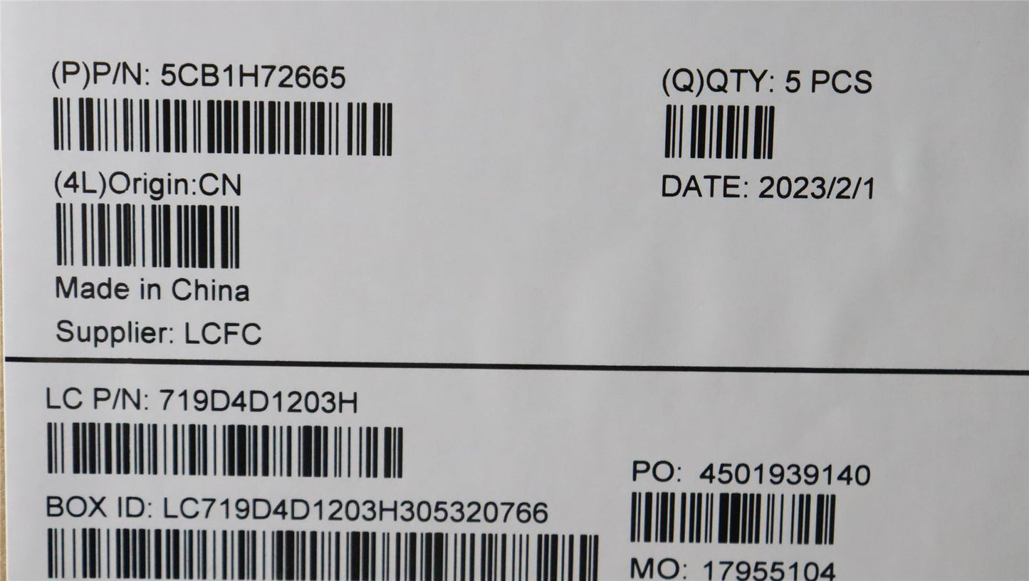 Lenovo Upper Case ASM_EURO ENG L82RMAG_FP 5CB1H72665