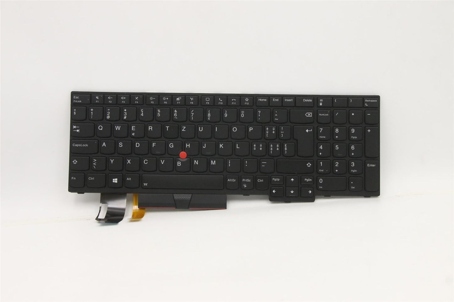 Lenovo ThinkPad P15s 1 P15s 2 T15 2 T15 Keyboard Swiss Black Backlit 5N20V78130