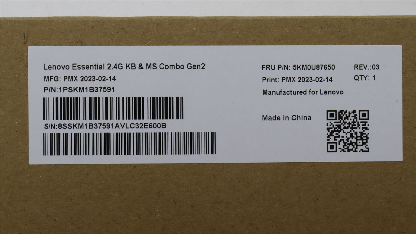 Lenovo WL KM Calliope BK 459 GRE/US 5KM0U87650