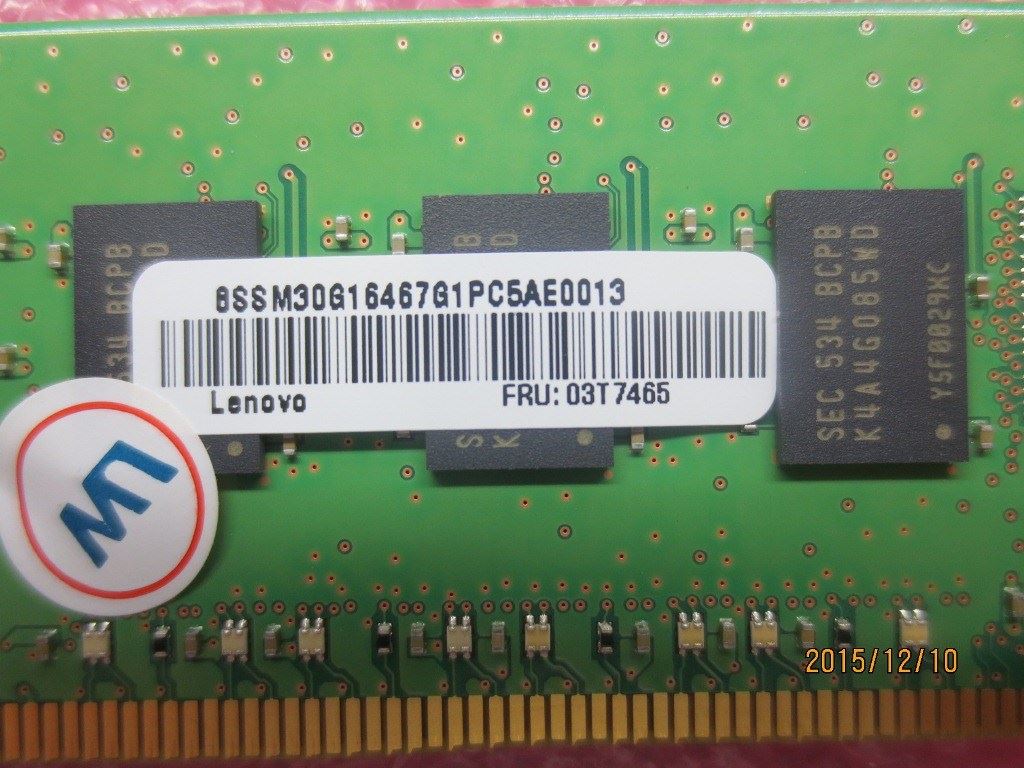 Lenovo UDIMM,4G,DDR4,2133 03T7465
