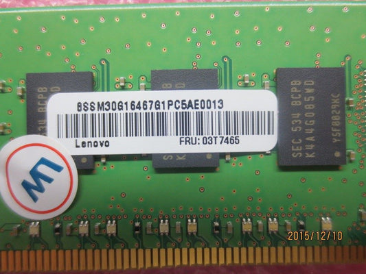 Lenovo UDIMM,4G,DDR4,2133 03T7465