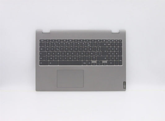 Lenovo Chromebook C340-15 Tastatur Handballenauflage Obere Abdeckung Französisch Grau 5CB0U43703