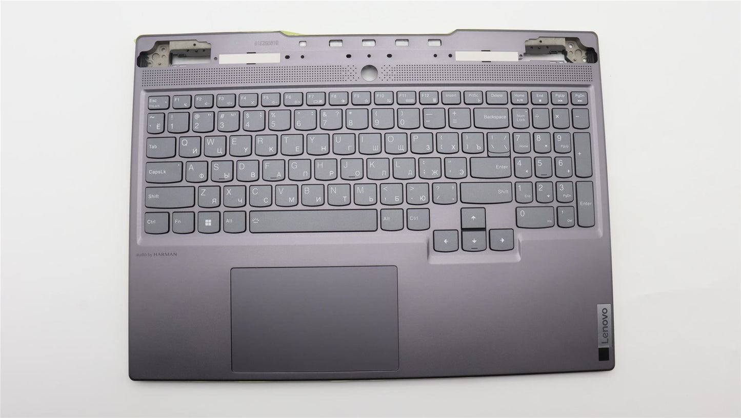 Lenovo S7 16IAH7 Palmrest Cover Touchpad Keyboard Russian Storm Grey 5CB1J04398