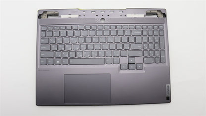 Lenovo S7 16IAH7 Palmrest Cover Touchpad Keyboard Russian Storm Grey 5CB1J04398