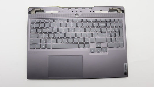 Lenovo S7 16IAH7 Palmrest Cover Touchpad Keyboard Russian Storm Grey 5CB1J04398