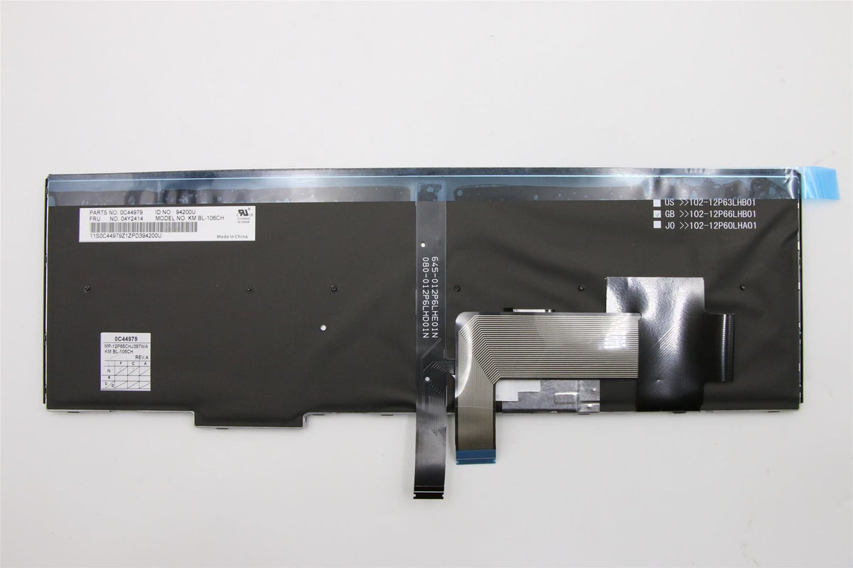Lenovo ThinkPad P50s L540 T540p T550 T560 W540 W541 W550s Keyboard Swiss 04Y2414