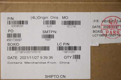 Lenovo Upper Case ASM_SWS L82H8FPABBL 5CB1B62091
