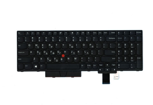 Lenovo ThinkPad T580 P52s Keyboard Greek Black 01HX192