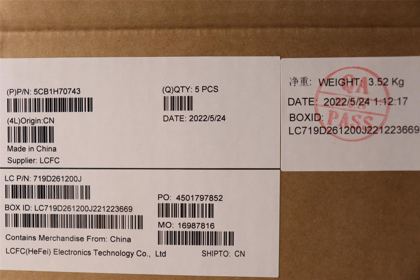Lenovo Upper Case ASM_ENG L82R4 NFPSD 5CB1H70743