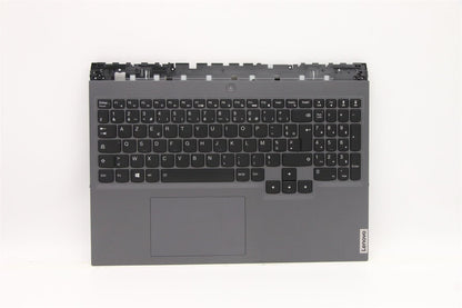 Lenovo 5 16ACH6 Palmrest Cover Touchpad Keyboard French Slate Grey 5CB1C93135