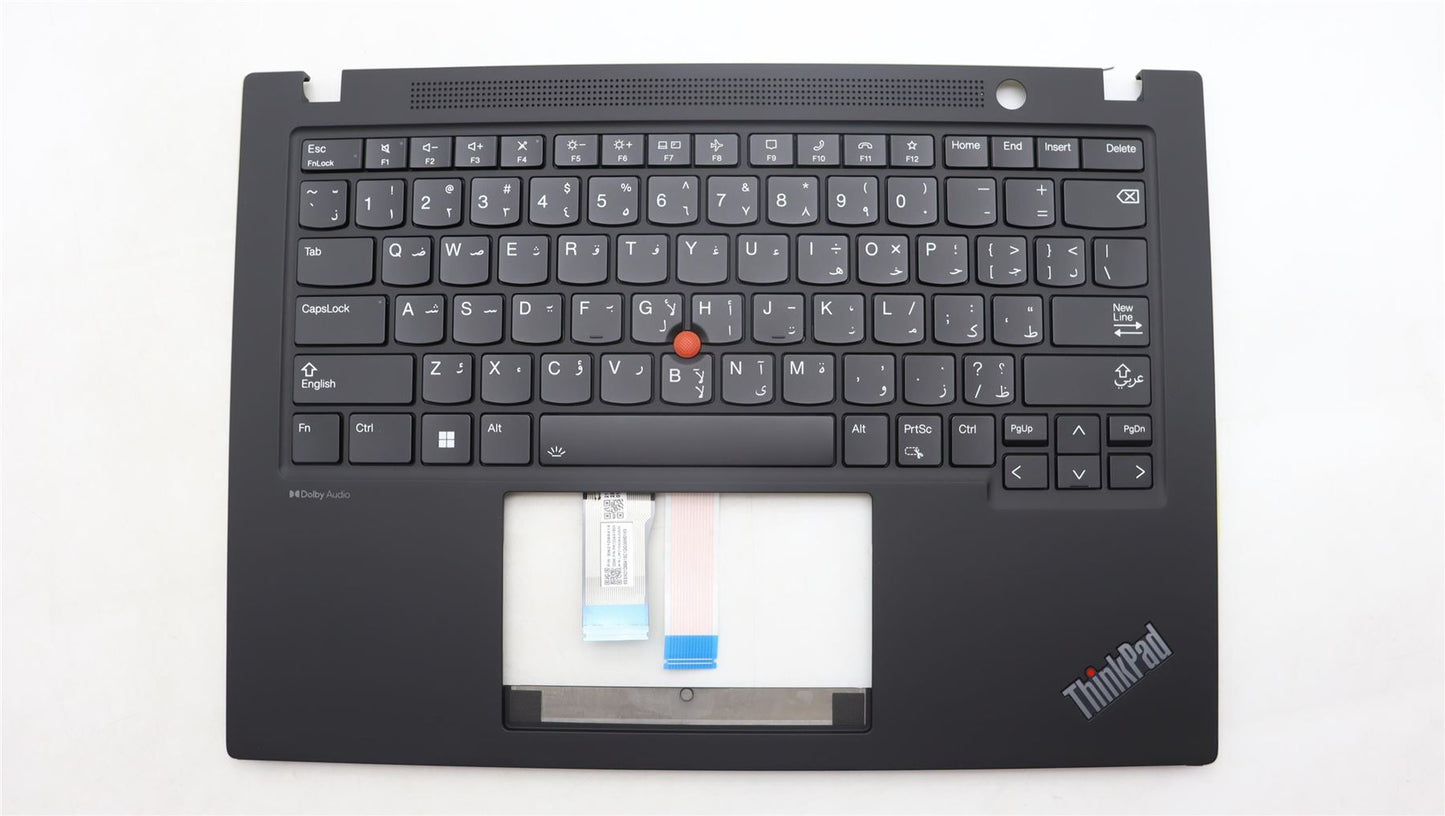 Lenovo ThinkPad T14s Gen 4 Keyboard Palmrest Top Cover Arabic Black 5M11L59433