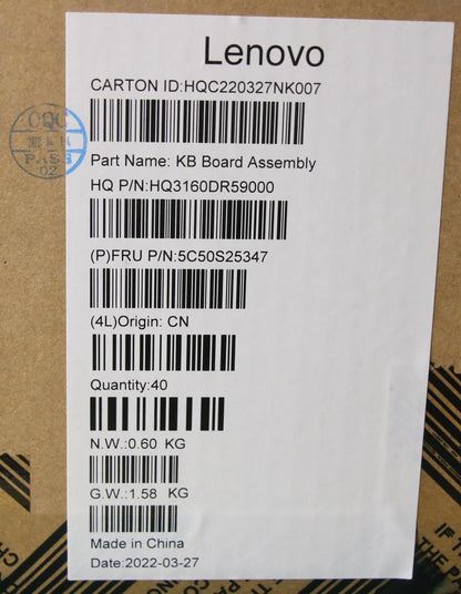 Lenovo Chrome IP 3 11Q727 USB-C Board 5C50S25347