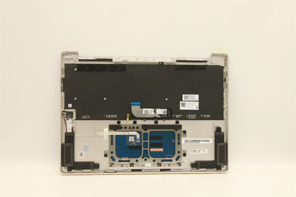 Lenovo Yoga 9 14IAP7 Palmrest Cover Touchpad Keyboard Silver 5CB1H23743
