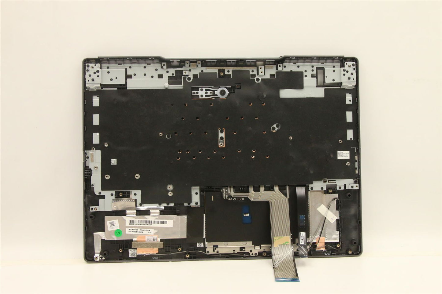 Lenovo 5 15IAH7 Palmrest Cover Touchpad Keyboard Hebrew Storm Grey 5CB1H23679