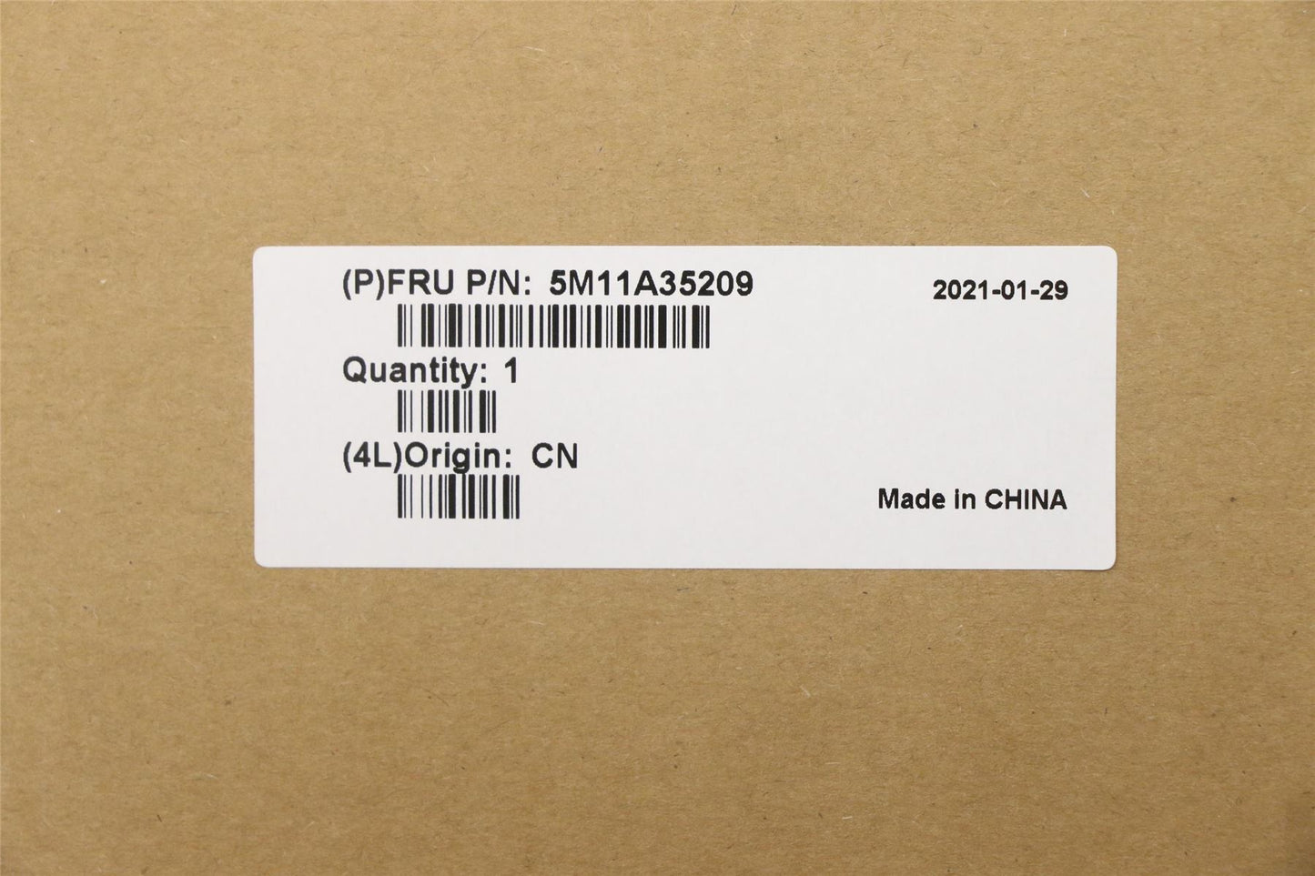 Lenovo MECH_ASM KBD HBW BL(Pri) Tex FPR US BK 5M11A35207