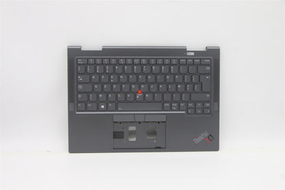 Lenovo ThinkPad X1 6th Gen Keyboard Palmrest Top Cover Belgian 5M11C40958