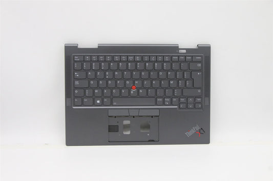 Lenovo ThinkPad X1 6th Gen Keyboard Palmrest Top Cover Belgian 5M11C40958