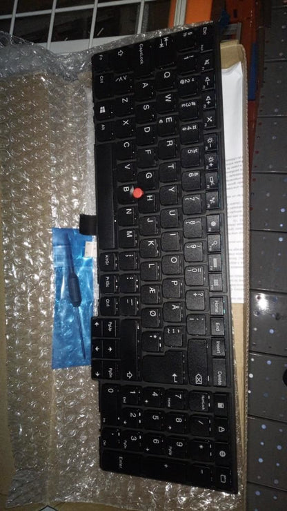 Genuine Lenovo ThinkPad Edge E540 E531 Keyboard Danish Black 04Y2661