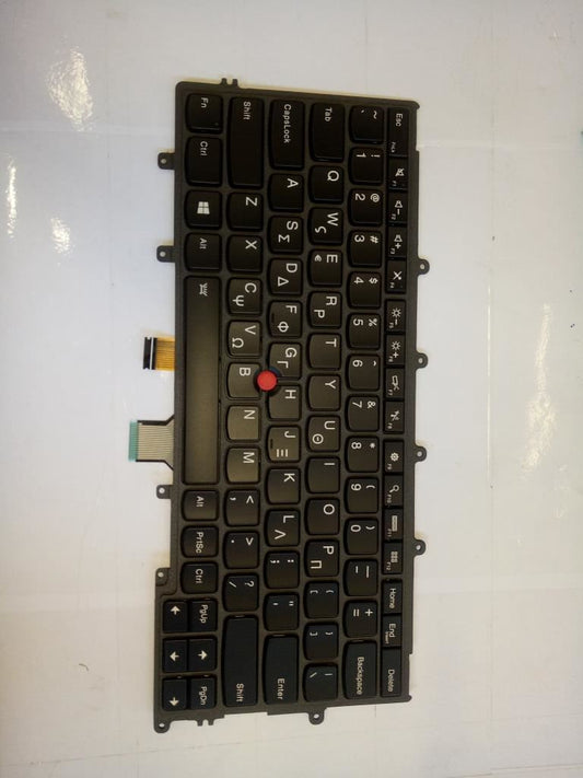 Genuine Lenovo ThinkPad X240 X250 Keyboard Greek Grey Backlit 04X0190