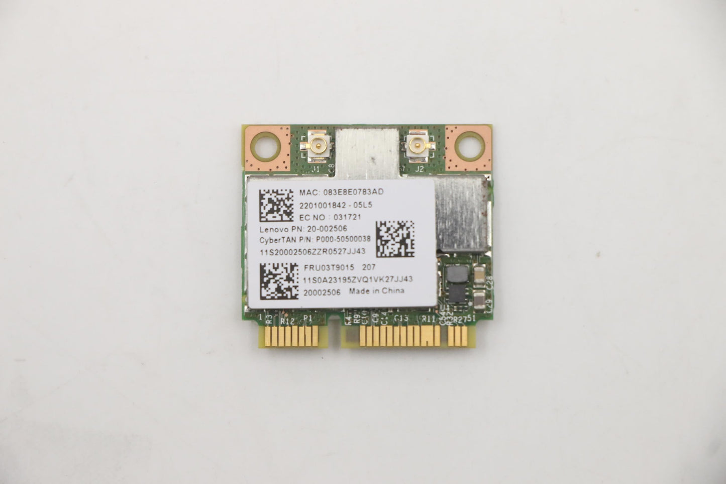 Lenovo BCM43227, single band WiFi WLAN Board 03T9015