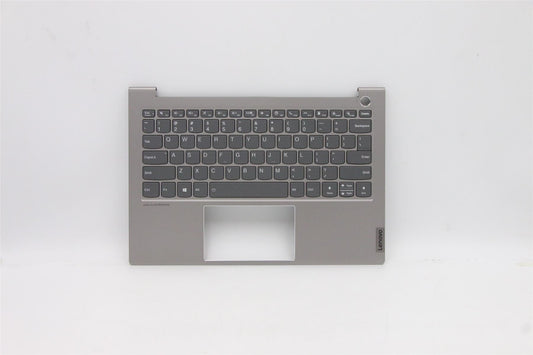 Lenovo ThinkBook 13s G2 ITL Keyboard Palmrest Top Cover US Silver 5CB1B02454