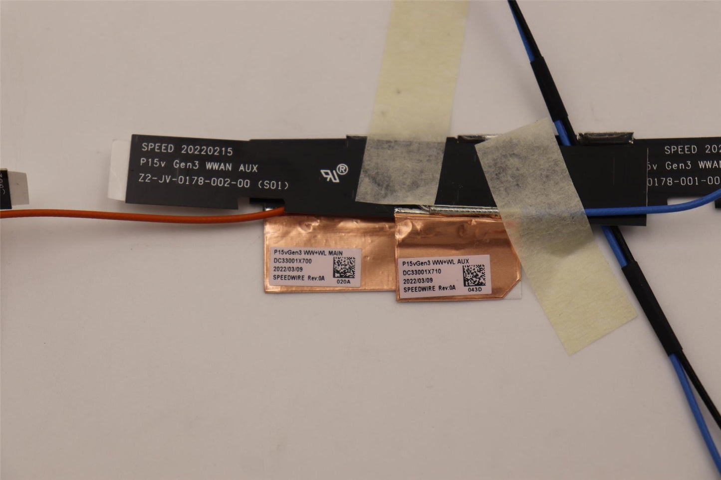 Lenovo ThinkPad P15v 3 T15p 3 Wi-Fi Wifi Wireless Antenna 5A30Z88205