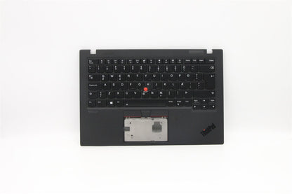 Lenovo Carbon X1 7th Keyboard Palmrest Top Cover Icelandic Black 5M10W85927