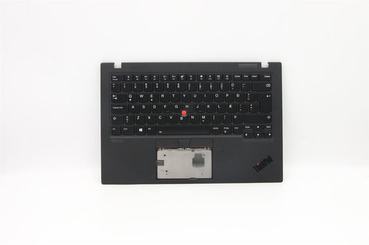Lenovo Carbon X1 7th Keyboard Palmrest Top Cover Icelandic Black 5M10W85927