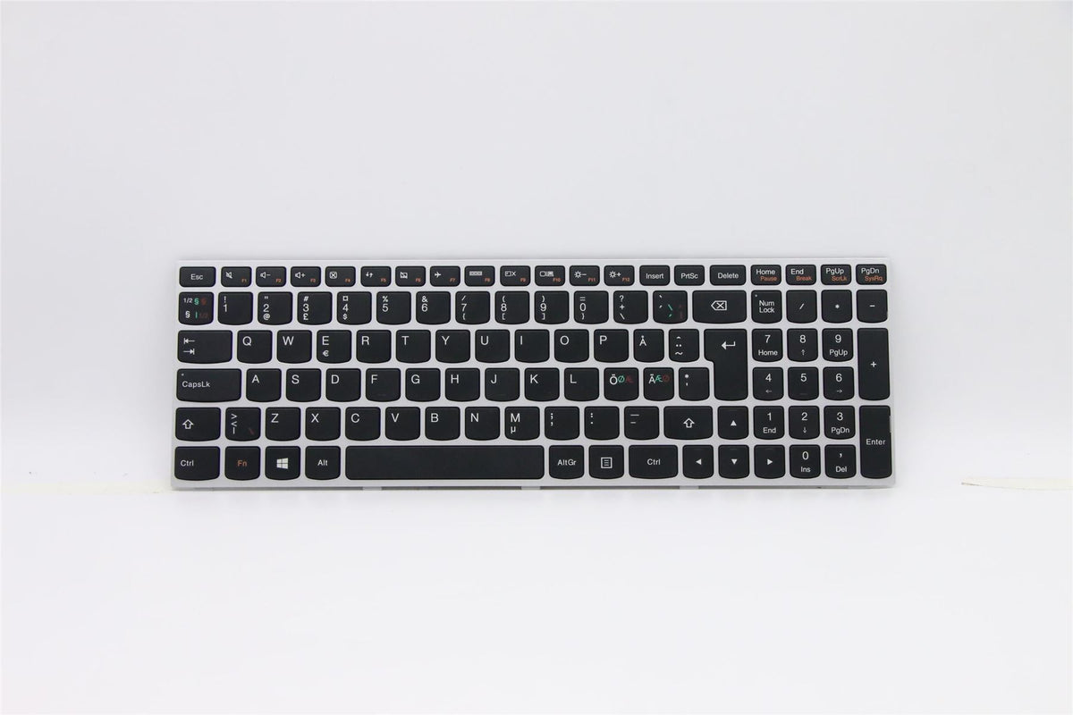 Lenovo IdeaPad 500-15ACZ 500-15ISK Z51-70 Keyboard Nordic Black 5N20H03478