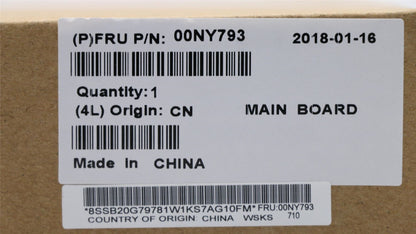 Lenovo WIN, 6Y75, 8GB, WWAN, IR, AMT, yTPM 00NY793