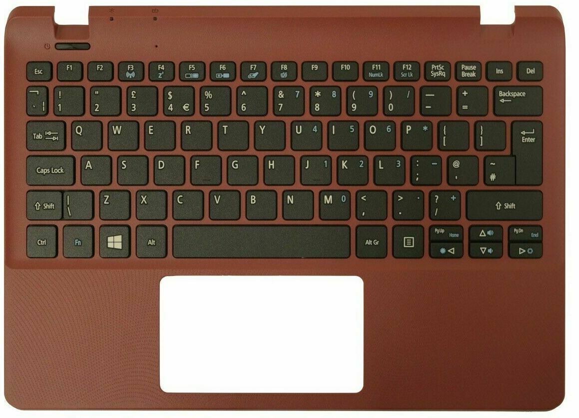 Acer Aspire ES1-131 Palmrest Cover Keyboard UK Rouge 6B.G17N7.029