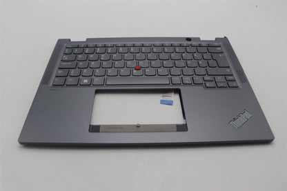 Lenovo ThinkPad X13 Gen 4 Keyboard Palmrest Top Cover Grey Backlit 5M11L64589