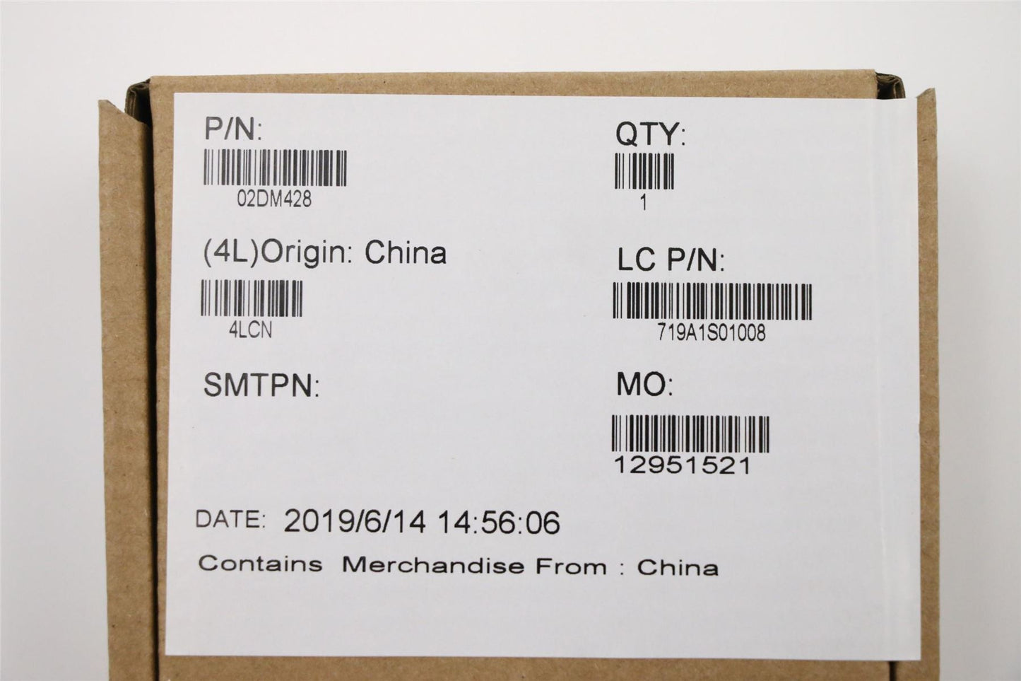 Lenovo FRU LCD Cable eDP Cable EP 02DM428