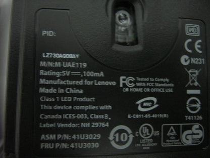 Lenovo Optical Wheel 41U3013