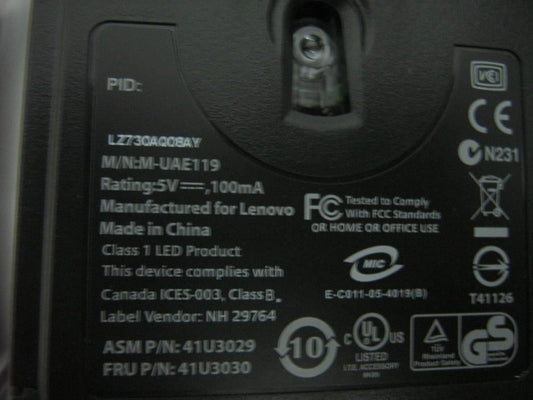 Lenovo Optical Wheel 41U3013